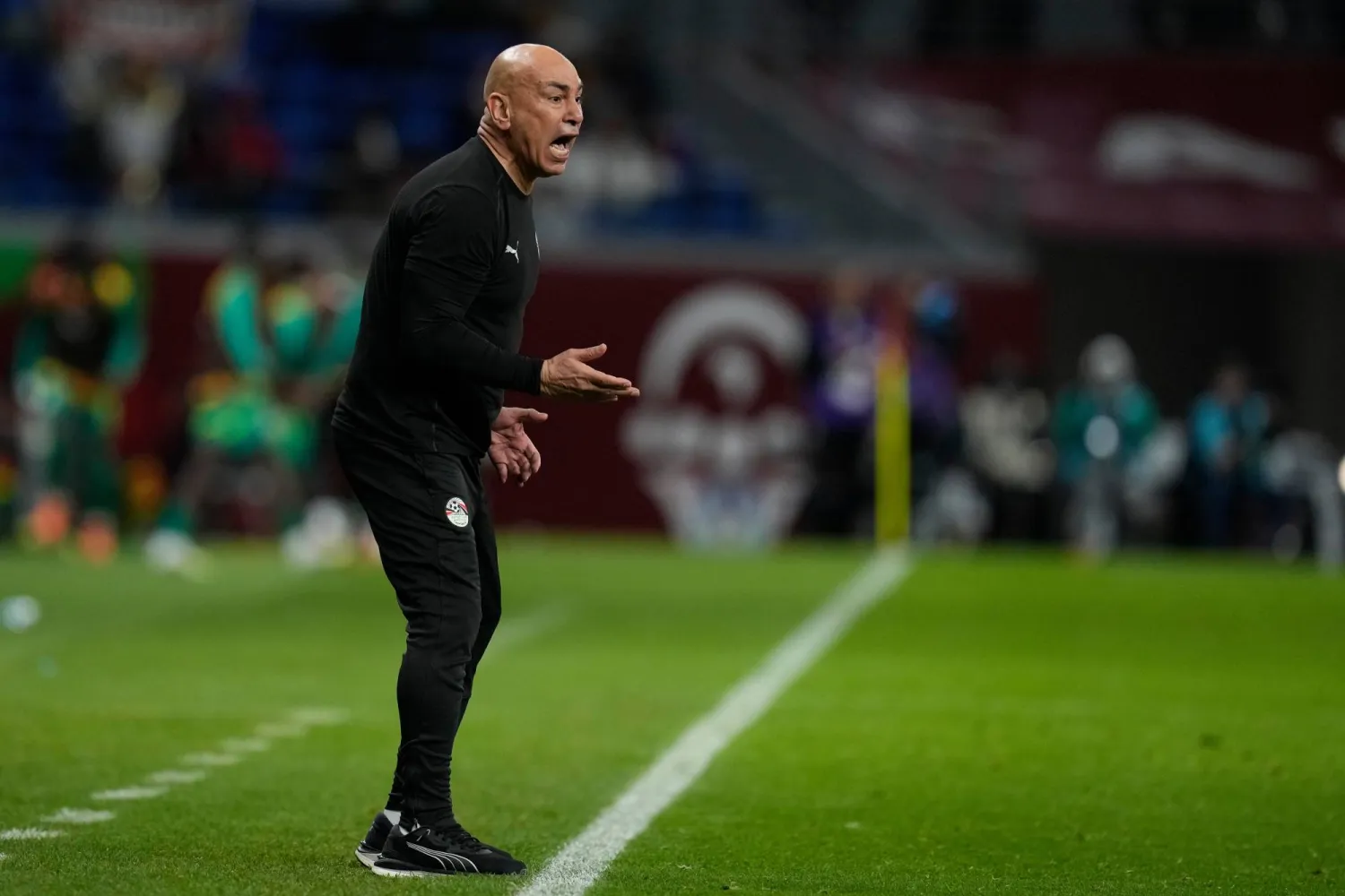 مدرب مصر حسام حسن (أ.ب)