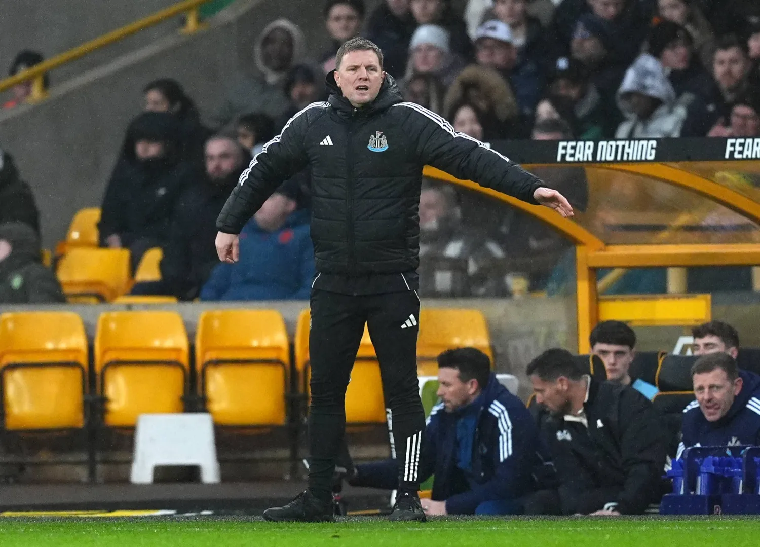 إيدي هاو المدير الفني لفريق نيوكاسل يونايتد (د.ب.أ)