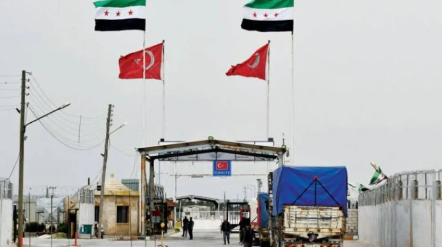 A crossing at the Syrian-Turkish borders. (AFP)