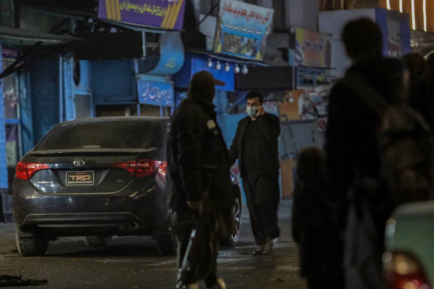 Security forces stand at the site of an explosion in Kabul, Afghanistan, 19 January 2026. EPA/SAMIULLAH POPAL