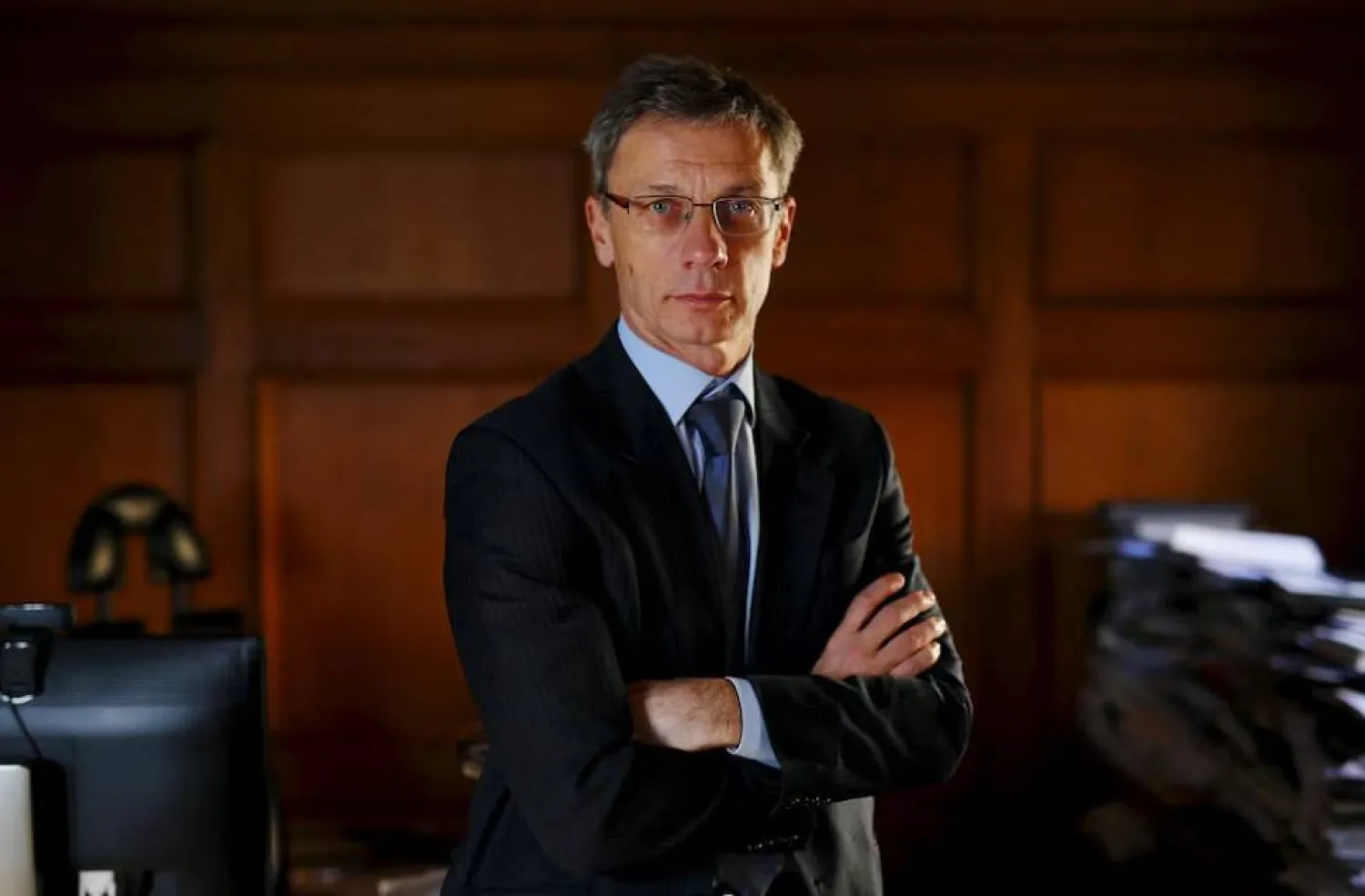 Croatian Central Bank Governor Boris Vujcic pictured during an interview with Reuters in Zagreb (Reuters file photo)
