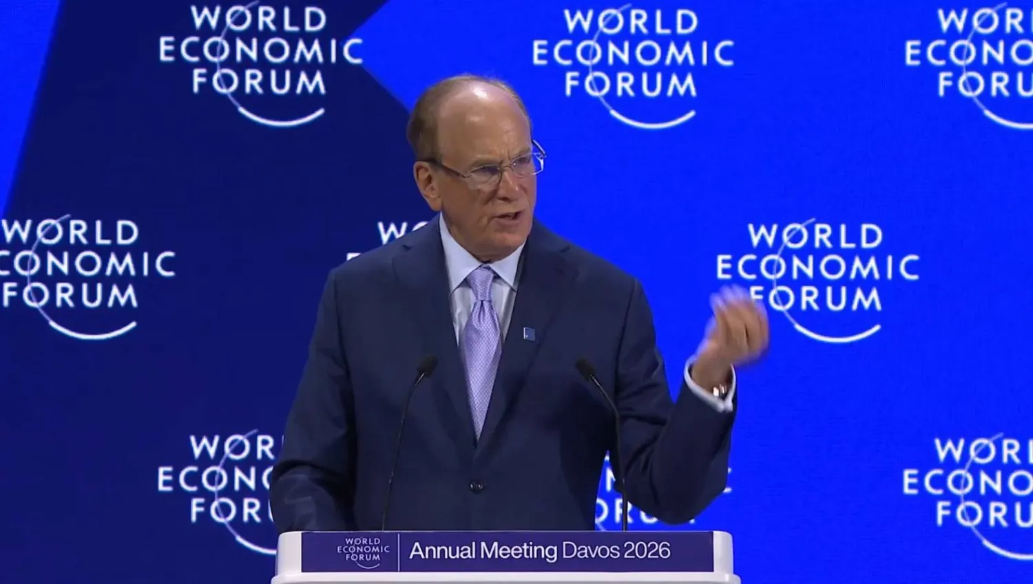 الرئيس التنفيذي لـ«بلاك روك» لاري فينك (الشرق الأوسط)