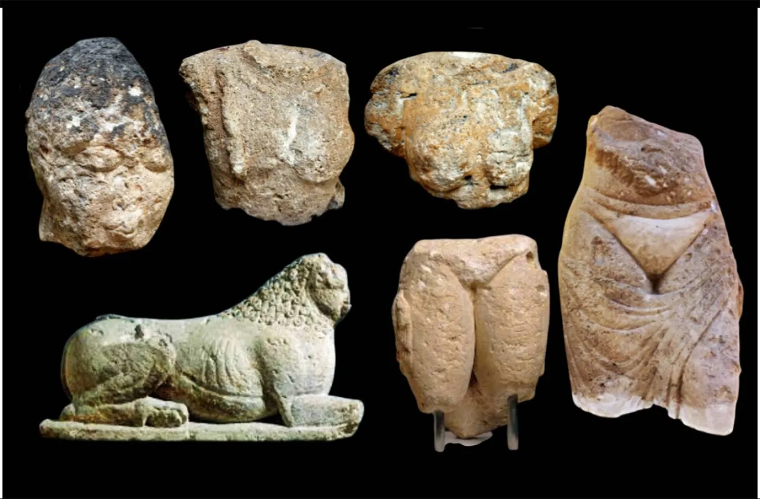 Five sculptures from Qasr al-Mshatta are preserved in the Museum of Islamic Art in Berlin, while a sixth sculpture is preserved in the Jordan Archaeological Museum in Amman.