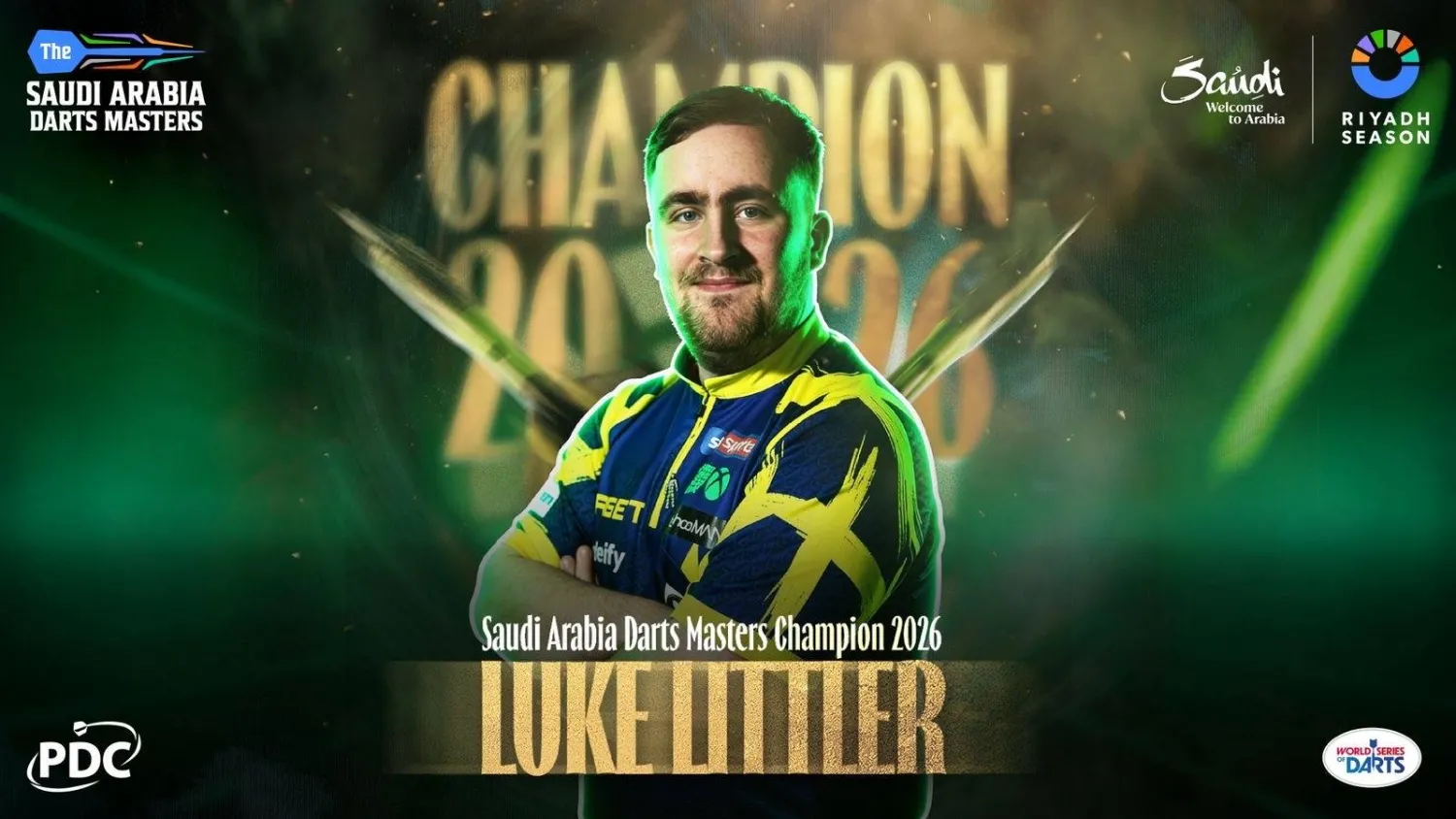 الإنجليزي لوك ليتلر بطلاً لبطولة ماسترز السعودية للسهام 2026 (موسم الرياض)
