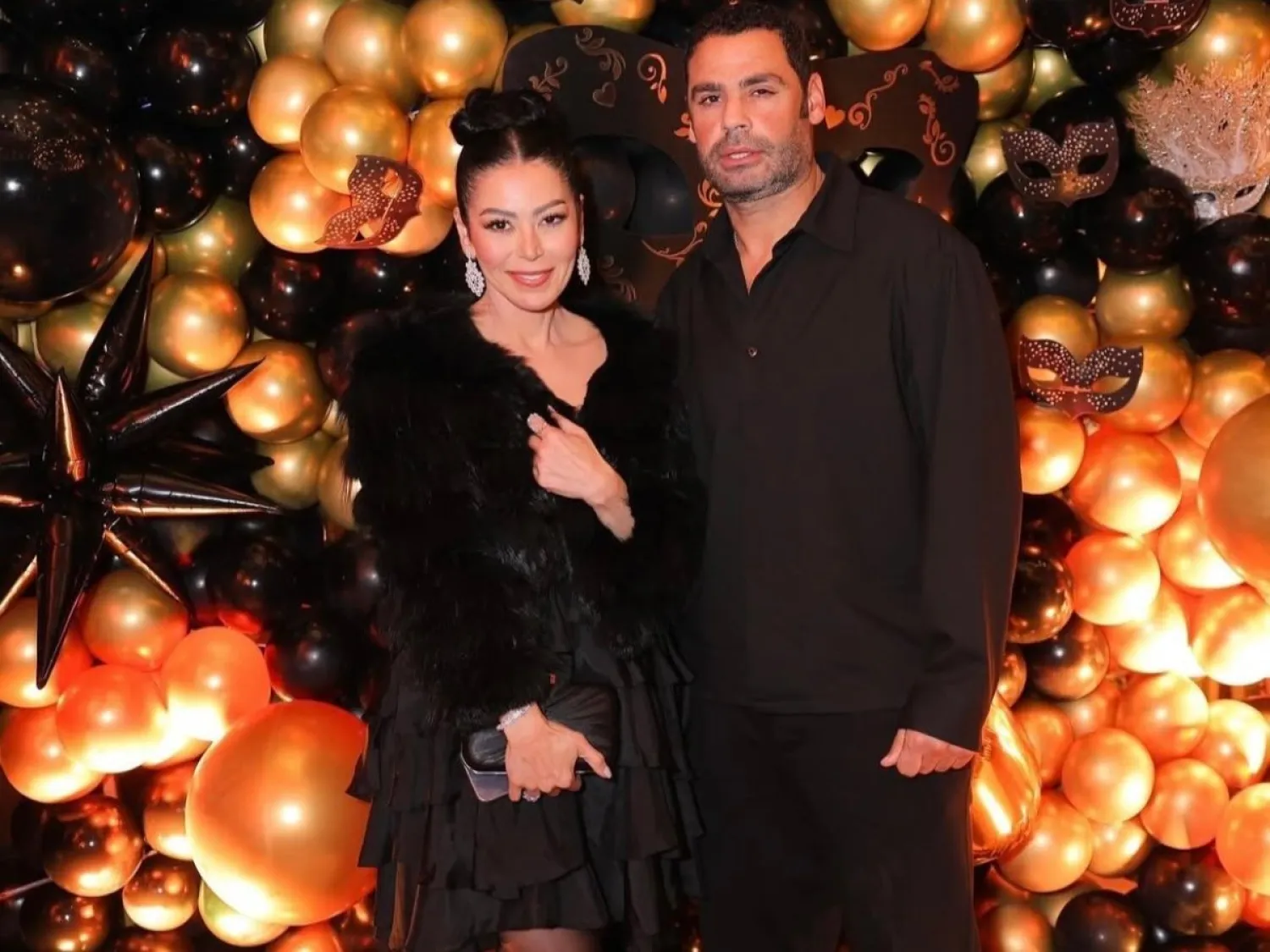 لقاء الخميسي وزوجها محمد عبد المنصف (حساب لقاء الخميسي على موقع إنستغرام)