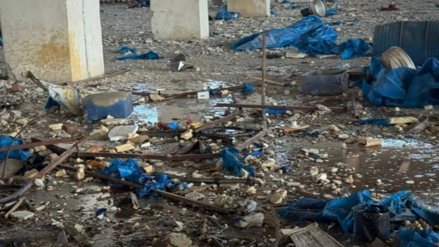 صورة من المصنع الذي عثر عليه الجيش السوري في ريف الحسكة اليوم (سانا)