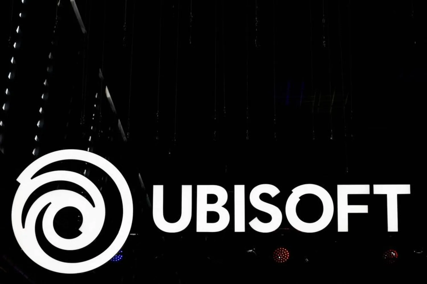 The Ubisoft logo is seen at the Paris Games Week (PGW), a trade fair for video games in Paris, France, October 27, 2024. (Reuters) 