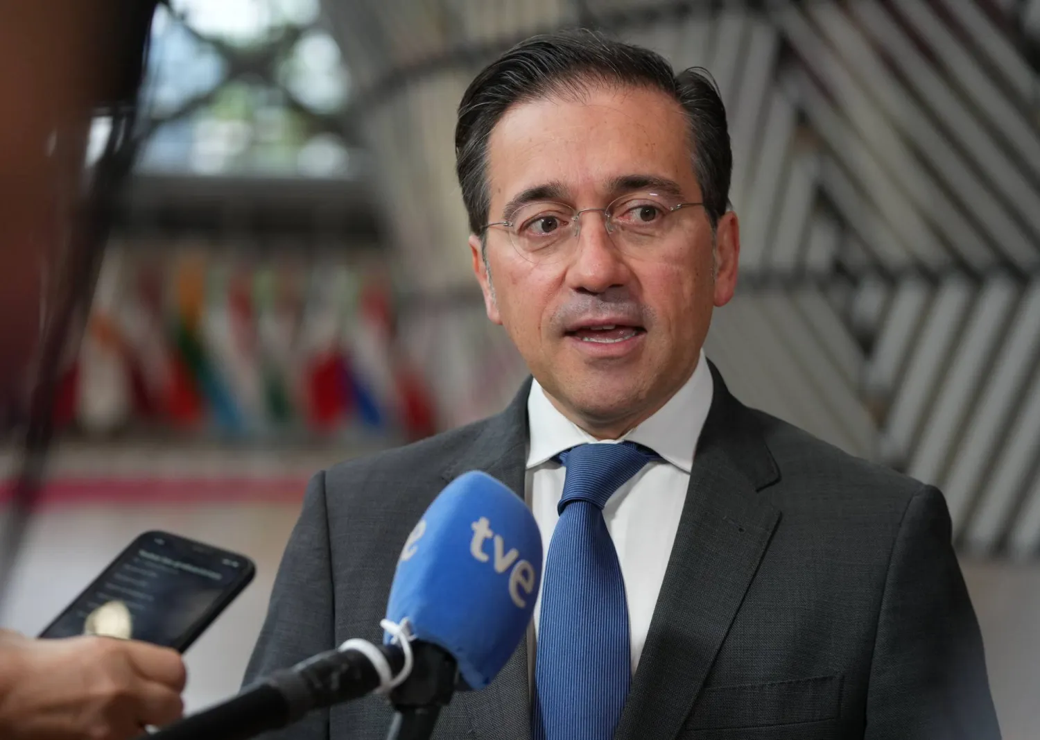 وزير الخارجية الإسباني خوسيه مانويل ألباريس (إ.ب.أ)