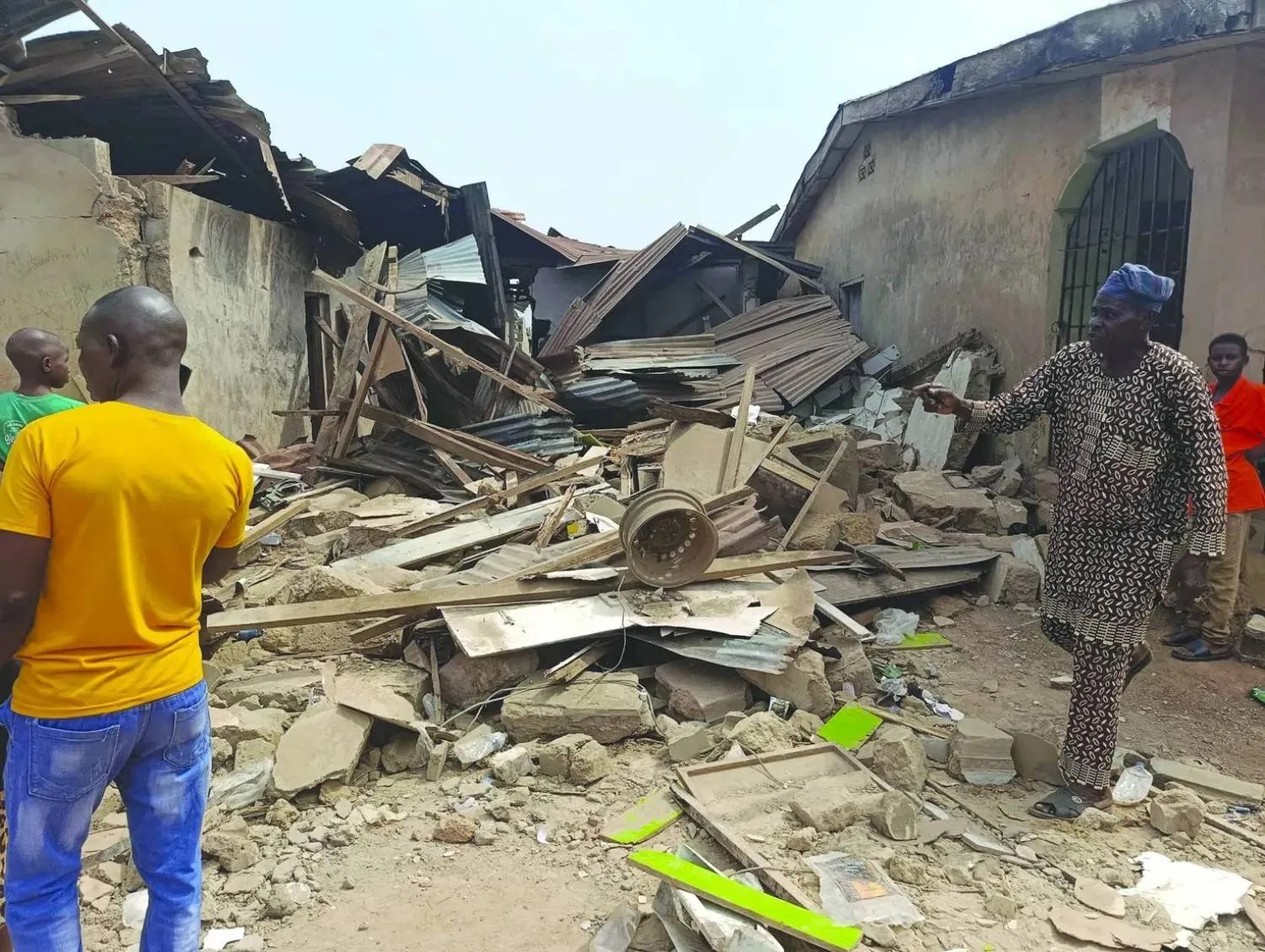 Residents inspect the damage after US forces had launched a strike against ISIS militants in Nigeria at the request of Nigeria's government in Offa, Kwara State, Nigeria, December 26, 2025. REUTERS/Abdullahi Dare Akogun/File Photo 
