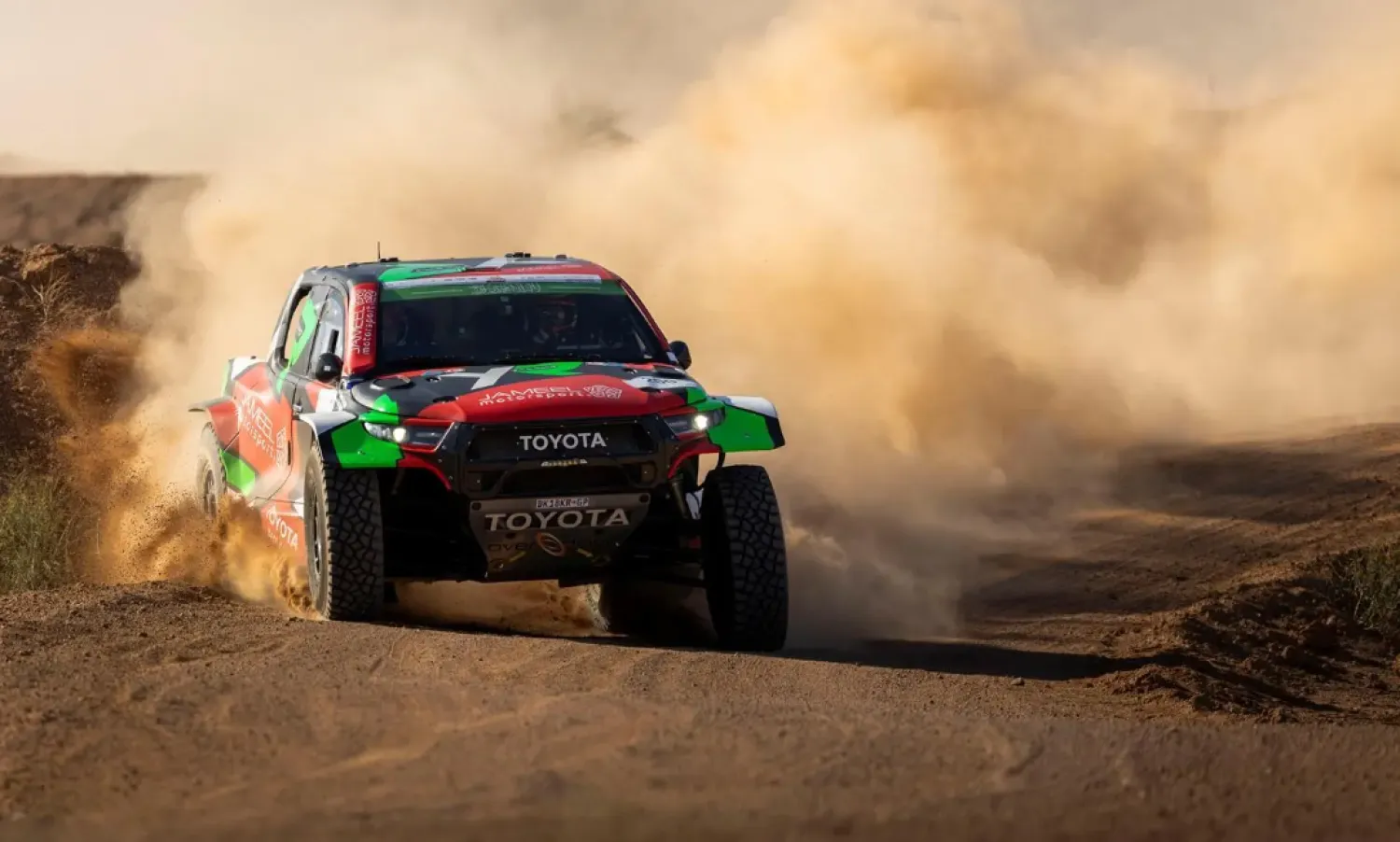 The rally is organized by the Saudi Automobile and Motorcycle Federation - SPA