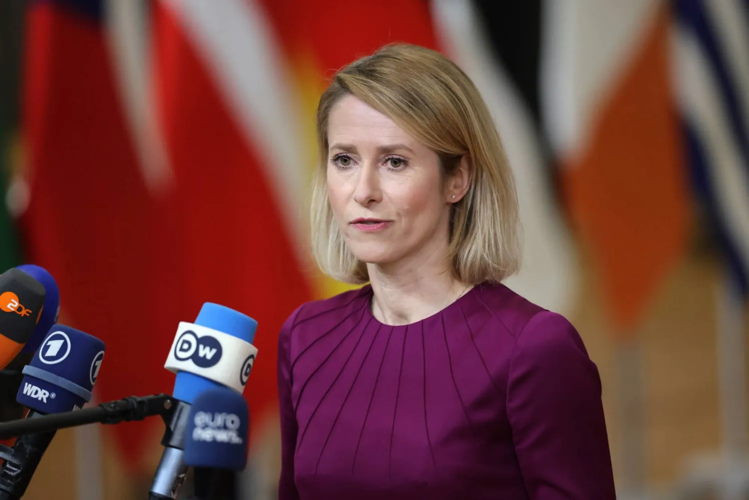 الممثلة العليا للاتحاد الأوروبي للشؤون الخارجية كايا كالاس تصل إلى بروكسل لحضور اجتماع غير رسمي لأعضاء المجلس الأوروبي في 22 يناير 2026 (إ.ب.أ)