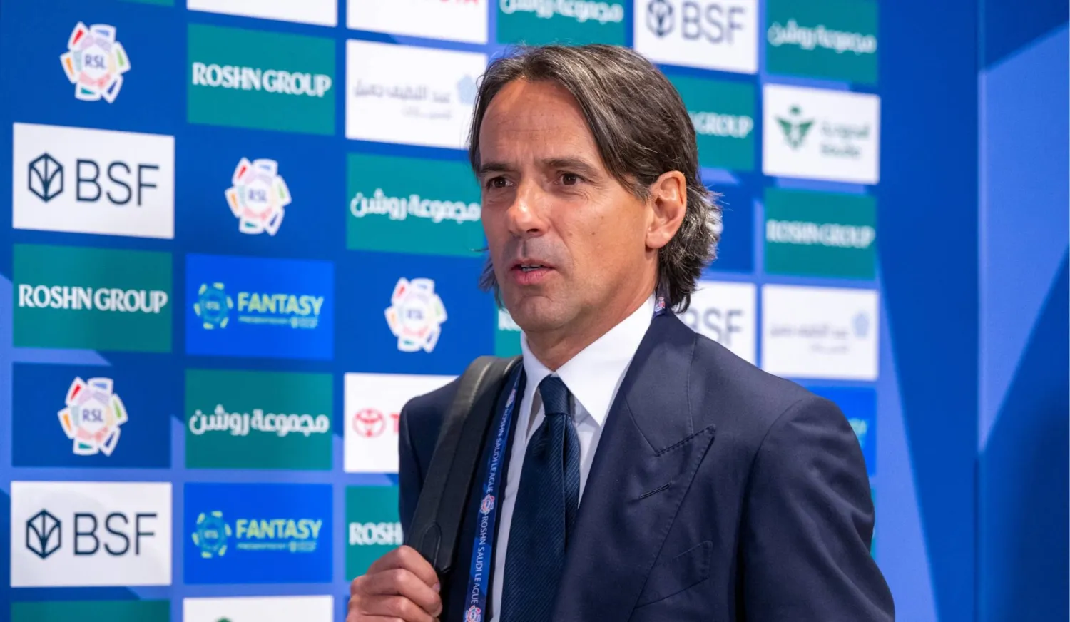 الإيطالي سيموني إنزاغي المدير الفني لفريق الهلال (الدوري السعودي للمحترفين) 