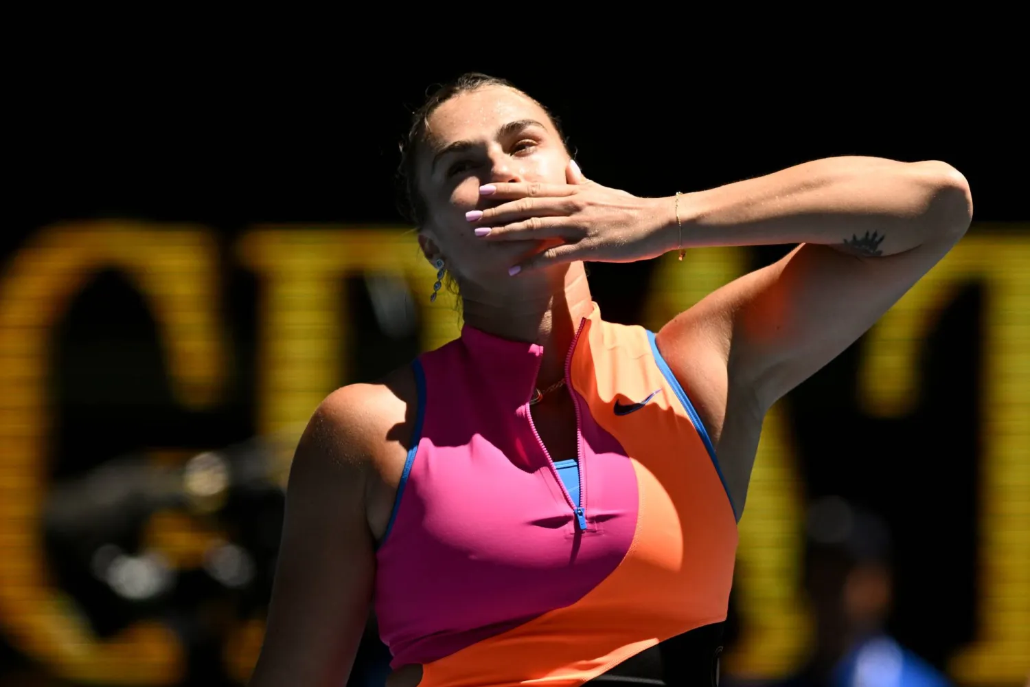 النجمة البيلاروسية أرينا سابالينكا (د.ب.أ)