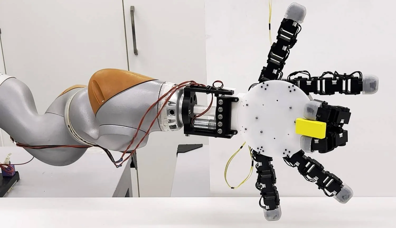 تصميم يد قابلة للفصل تمنح الروبوتات مرونة استثنائية (المعهد الفيدرالي السويسري للتكنولوجيا)