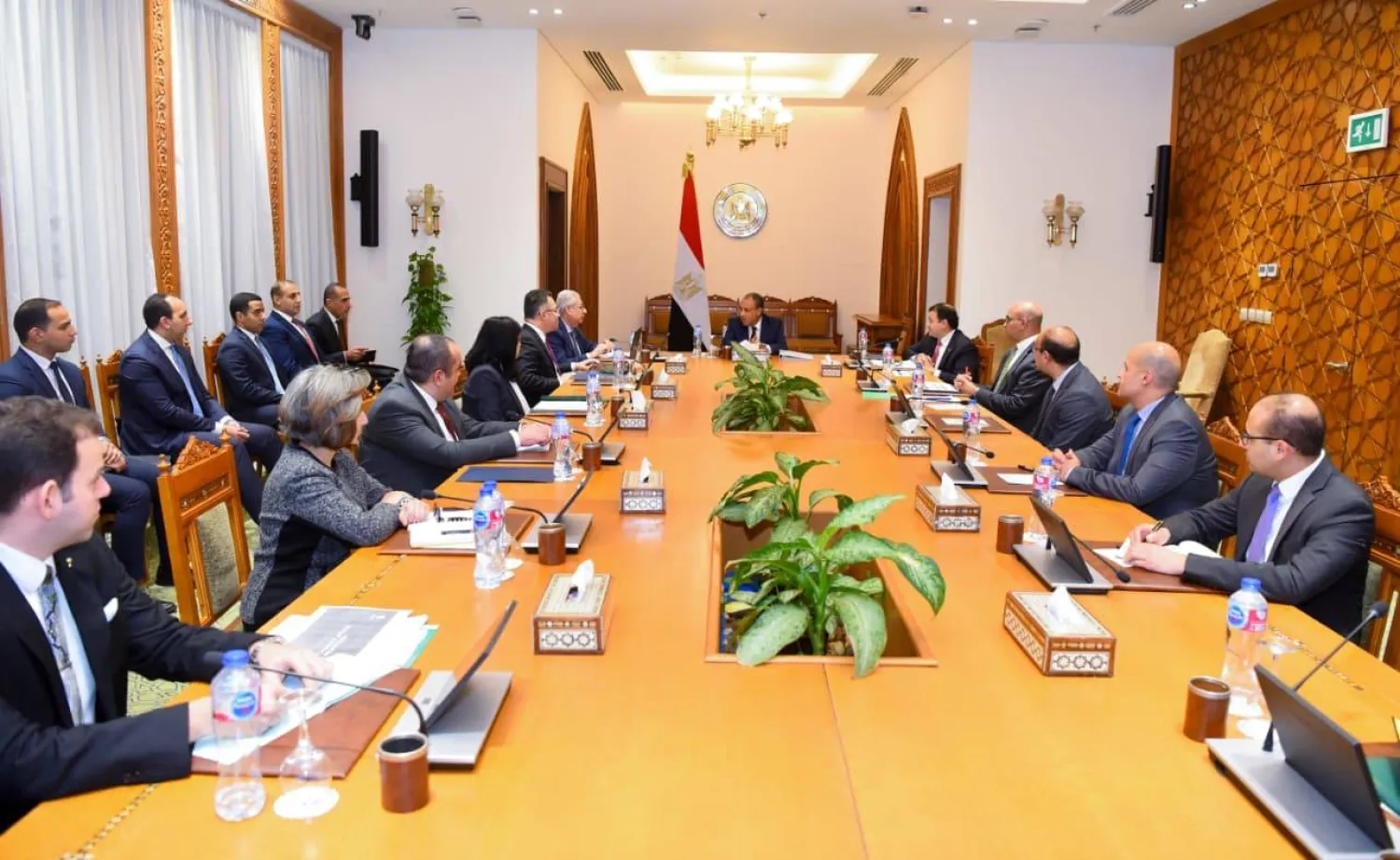 بدر عبد العاطي خلال لقاء قيادات وأعضاء القطاع الأفريقي بوزارة الخارجية (الخارجية المصرية) 