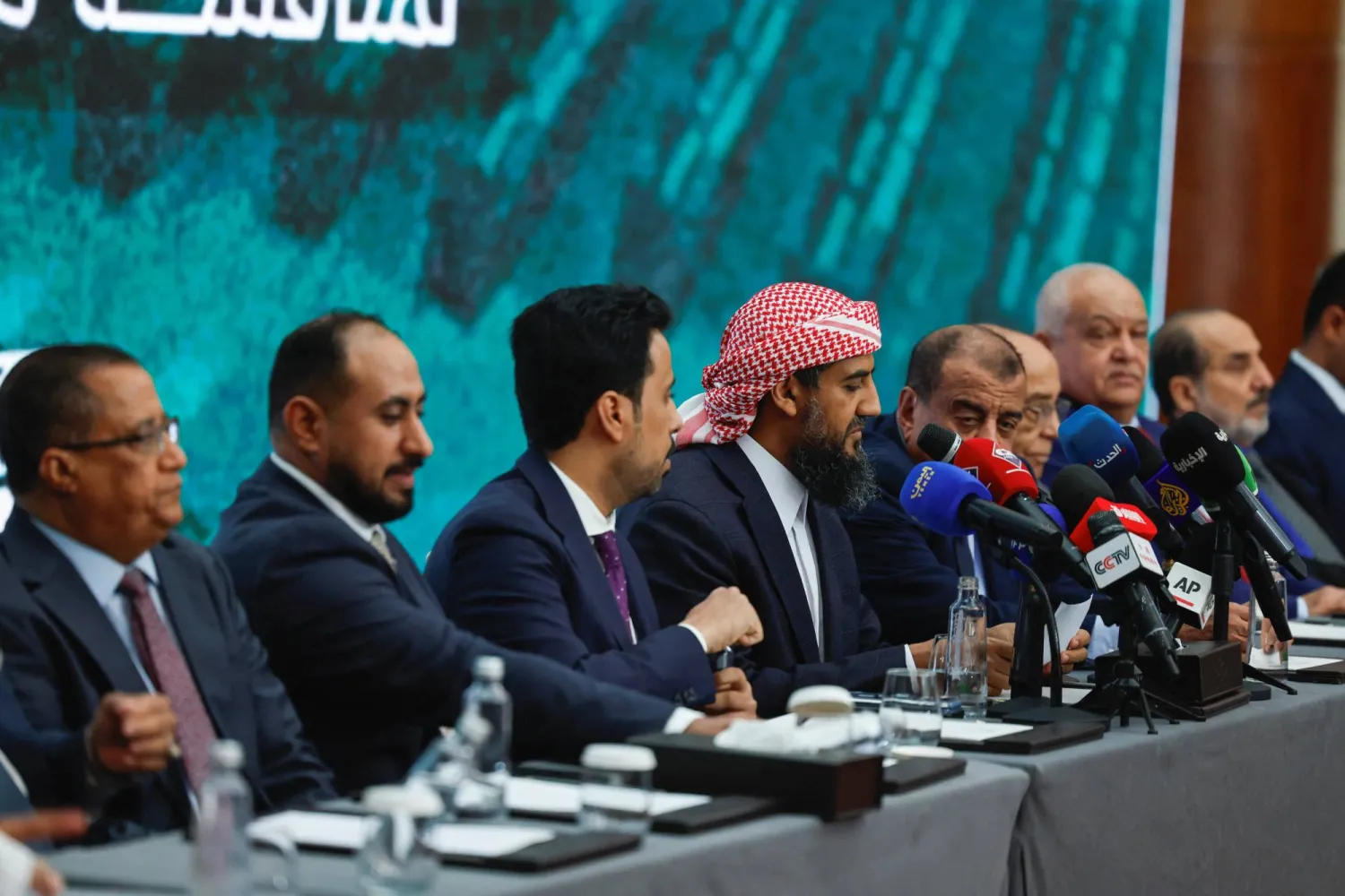 Southern leaders received in Riyadh by Abdullah Bawazeer, a member of Yemen’s Presidential Leadership Council (X).