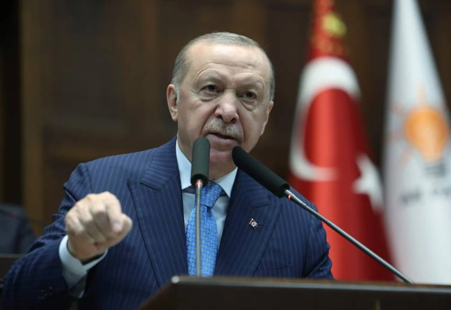 حزب «العدالة والتنمية» الحاكم في تركيا أكد أن الرئيس رجب طيب إردوغان سيكون مرشحاً للرئاسة في 2028 (الرئاسة التركية)