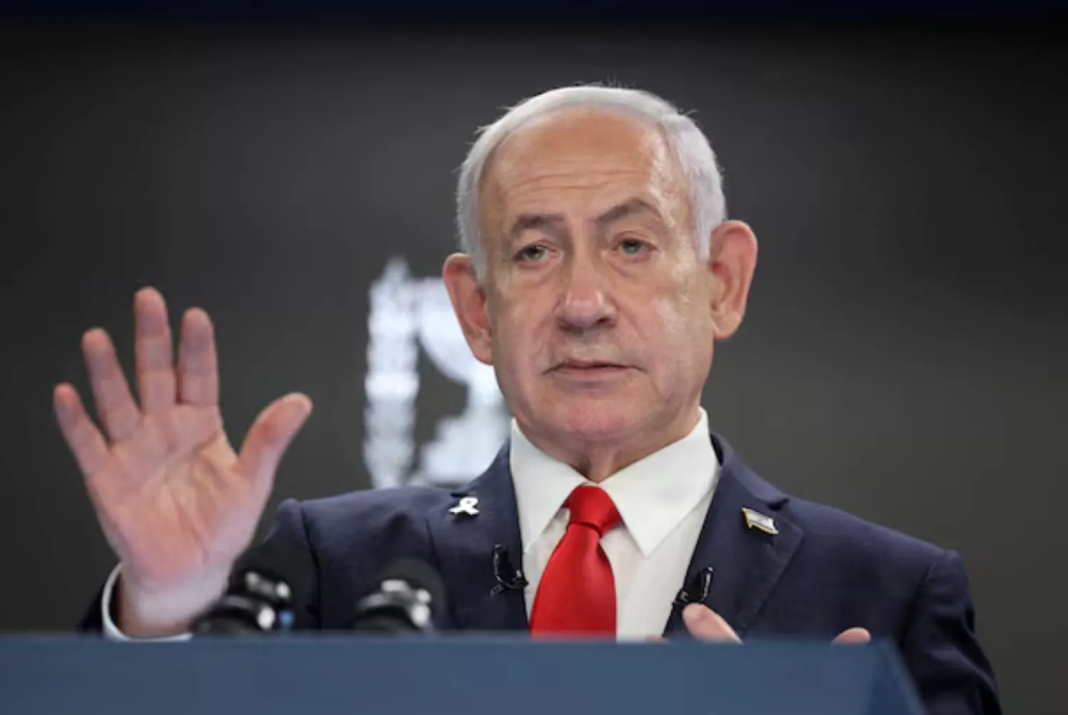 Israeli Prime Minister Benjamin Netanyahu speaks during a press conference at the Prime Minister’s office in Jerusalem, August 10, 2025. ABIR SULTAN/Pool via REUTERS/File Photo 