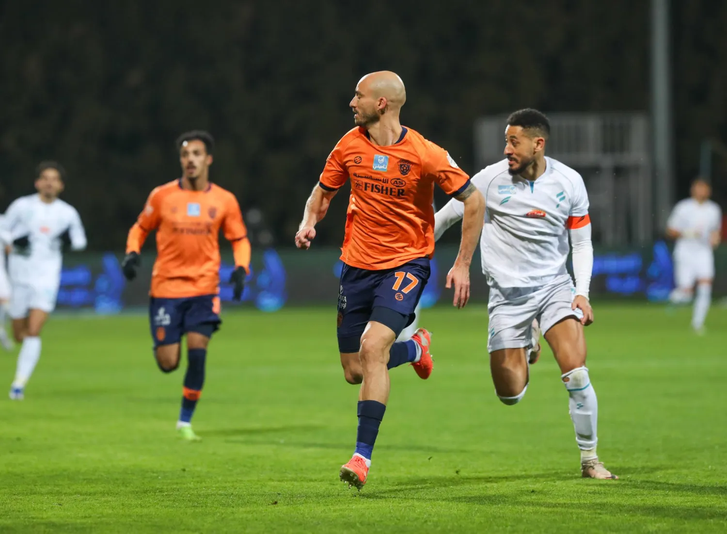 ظفر الفيحاء بثلاث نقاط ثمينة على حساب الفتح (تصوير: صالح العنزي)