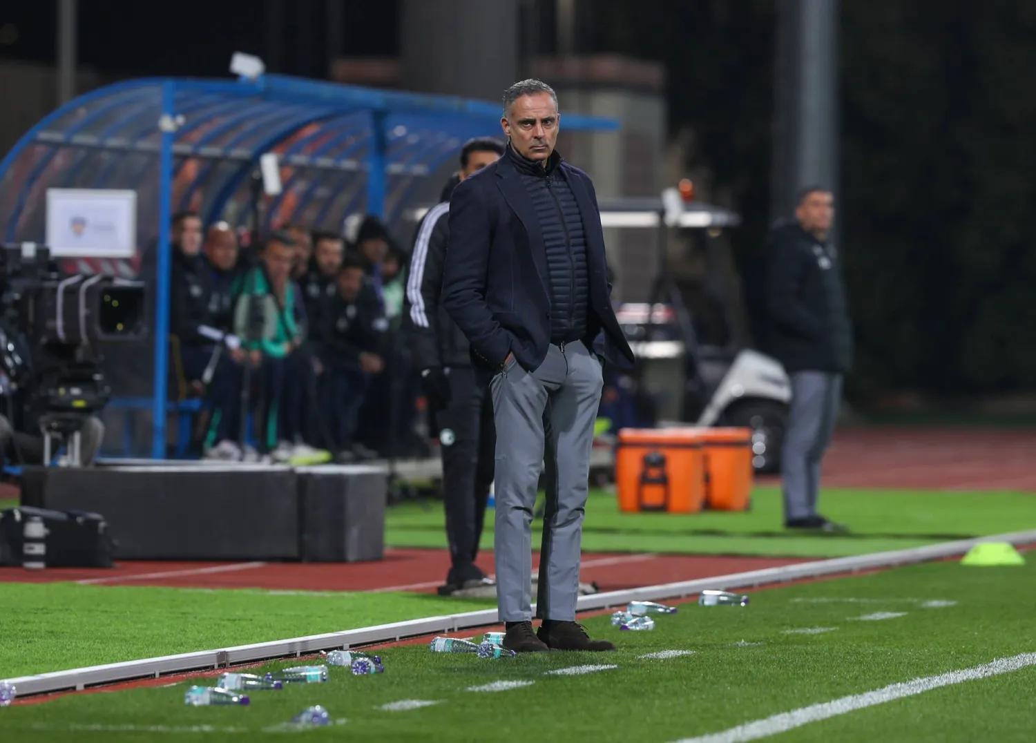 البرتغالي جوزيه غوميز المدير الفني للفتح (تصوير: صالح العنزي) 