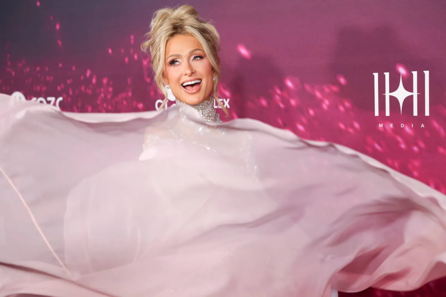 Paris Hilton arrives at the world premiere of "Infinite Icon: A Visual Memoir" on Tuesday, Jan. 20, 2026, at The Grove in Los Angeles. (AP)