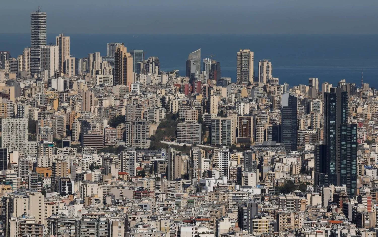 Beirut's skyline as seen from Mansourieh, Lebanon. (Reuters file)