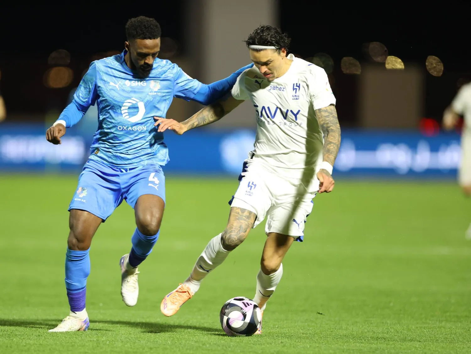 الهلاليون مازالوا ينتظرون الكثير من الأورغوياني نونيز (تصوير: عدنان مهدلي)