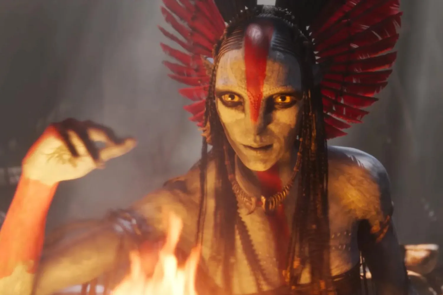 Üç Oscarlı yönetmen James Cameron, Avatar: Ateş ve Kül'de izleyicileri bu kez farklı bir Na'vi kabilesiyle tanıştırıyor (20th Century Studios)