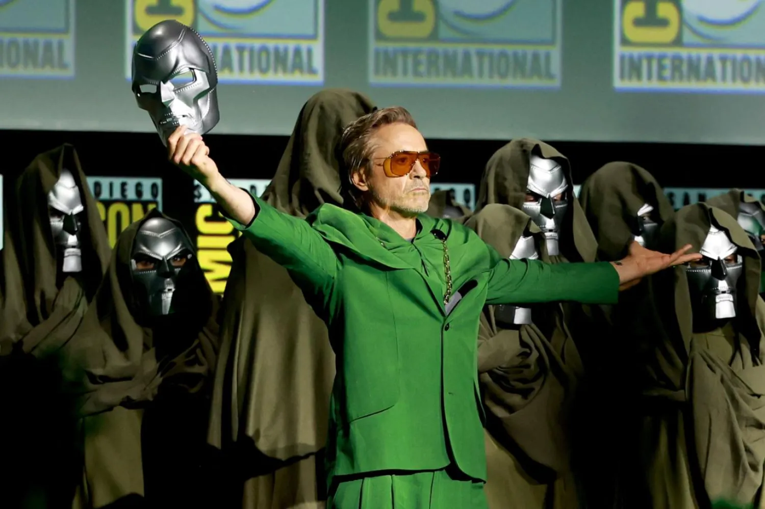Demir Adam'ın yıldızı Robert Downey Jr.'ın Doomsday'in kötü karakteri Doctor Doom'u canlandıracağı bu temmuzda açıklanmıştı (AFP)