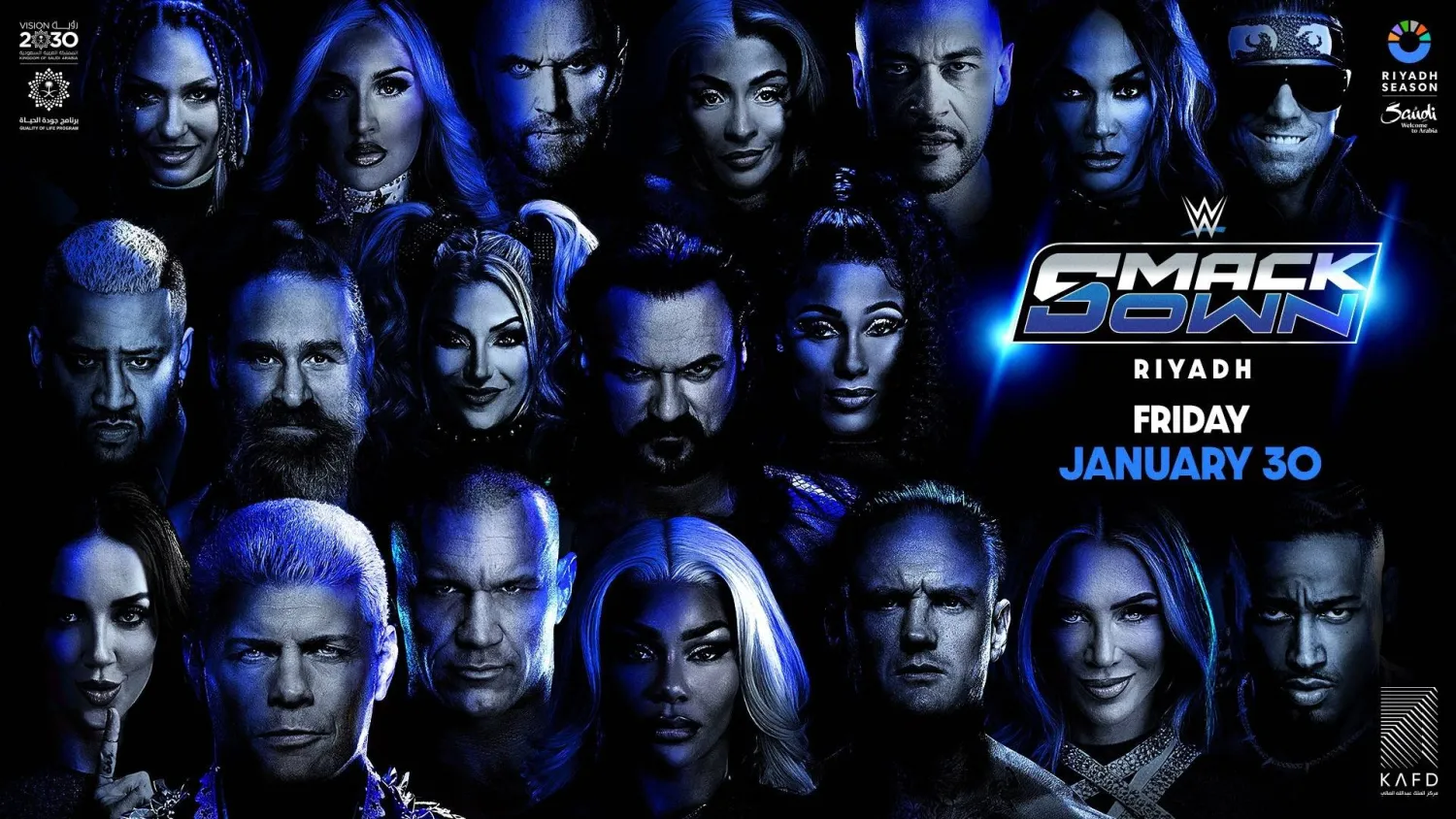 عرض المصارعة الحرة «سماك داون» سيقام الجمعة في الرياض (الشرق الأوسط)