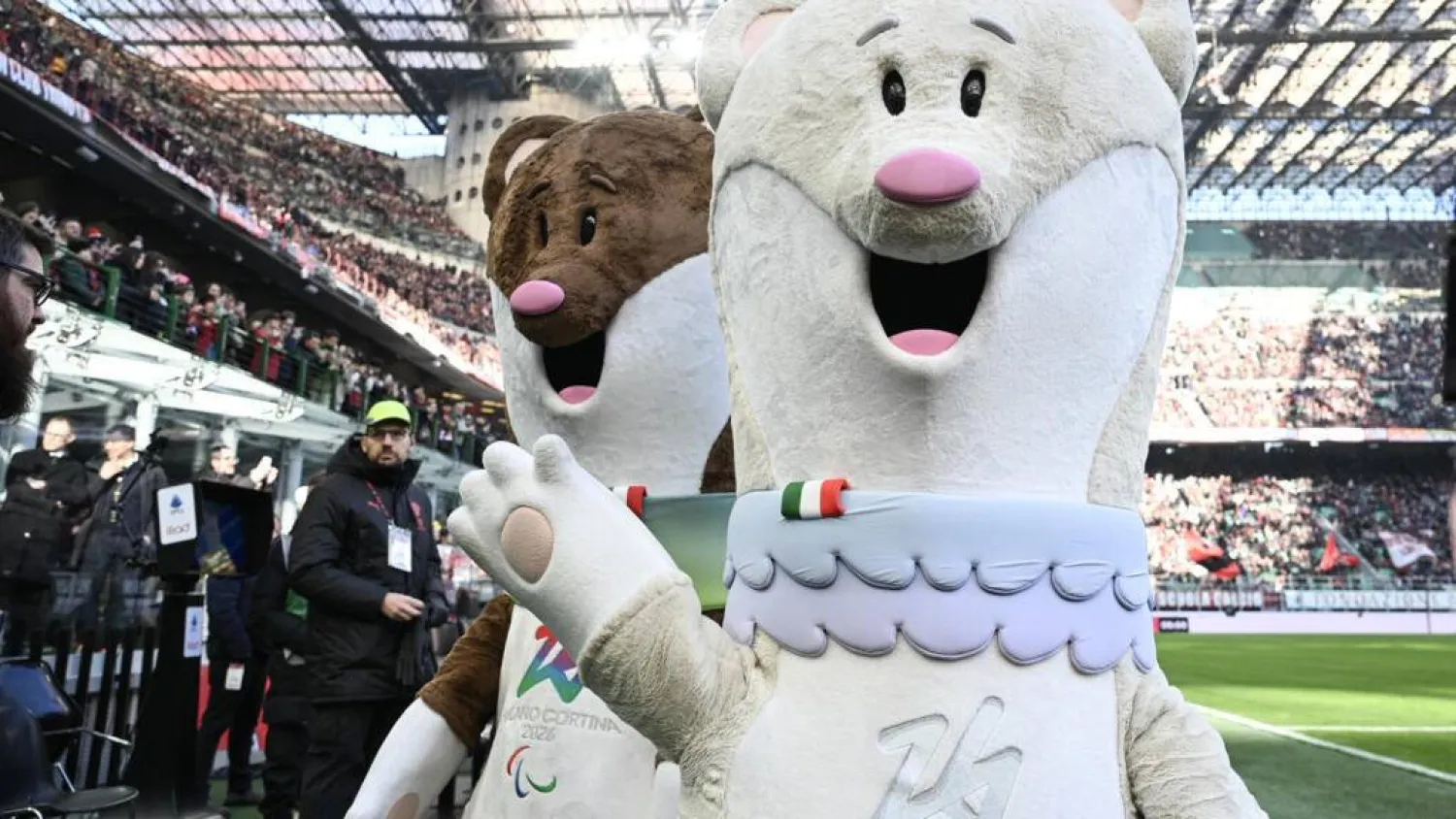The ermine and stoat mascots of the 2026 Olympic Games are everywhere, but their real-life counterparts risk dwindling in the wild. Piero CRUCIATTI / AFP