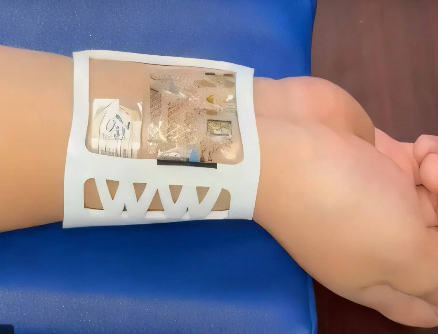 الجهاز الجديد يقيس هرمون الكورتيزول أحد أبرز هرمونات التوتر من خلال العرق (جامعة كاليفورنيا)