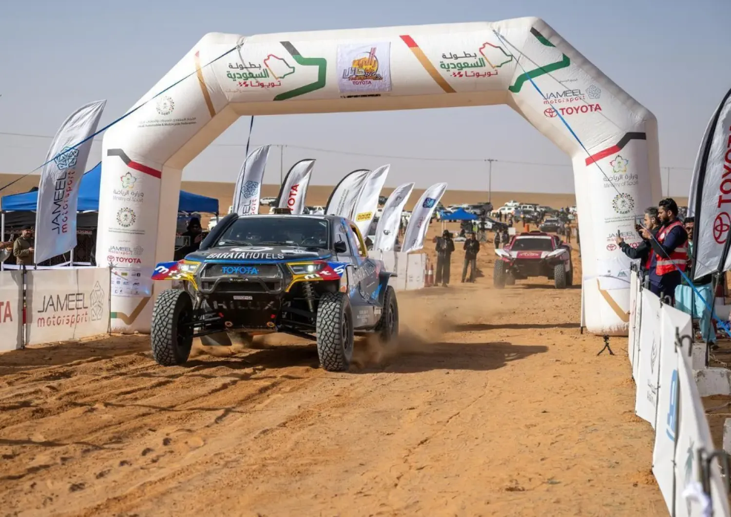 The event highlights Hail’s status as a global hub for desert rallying - SPA