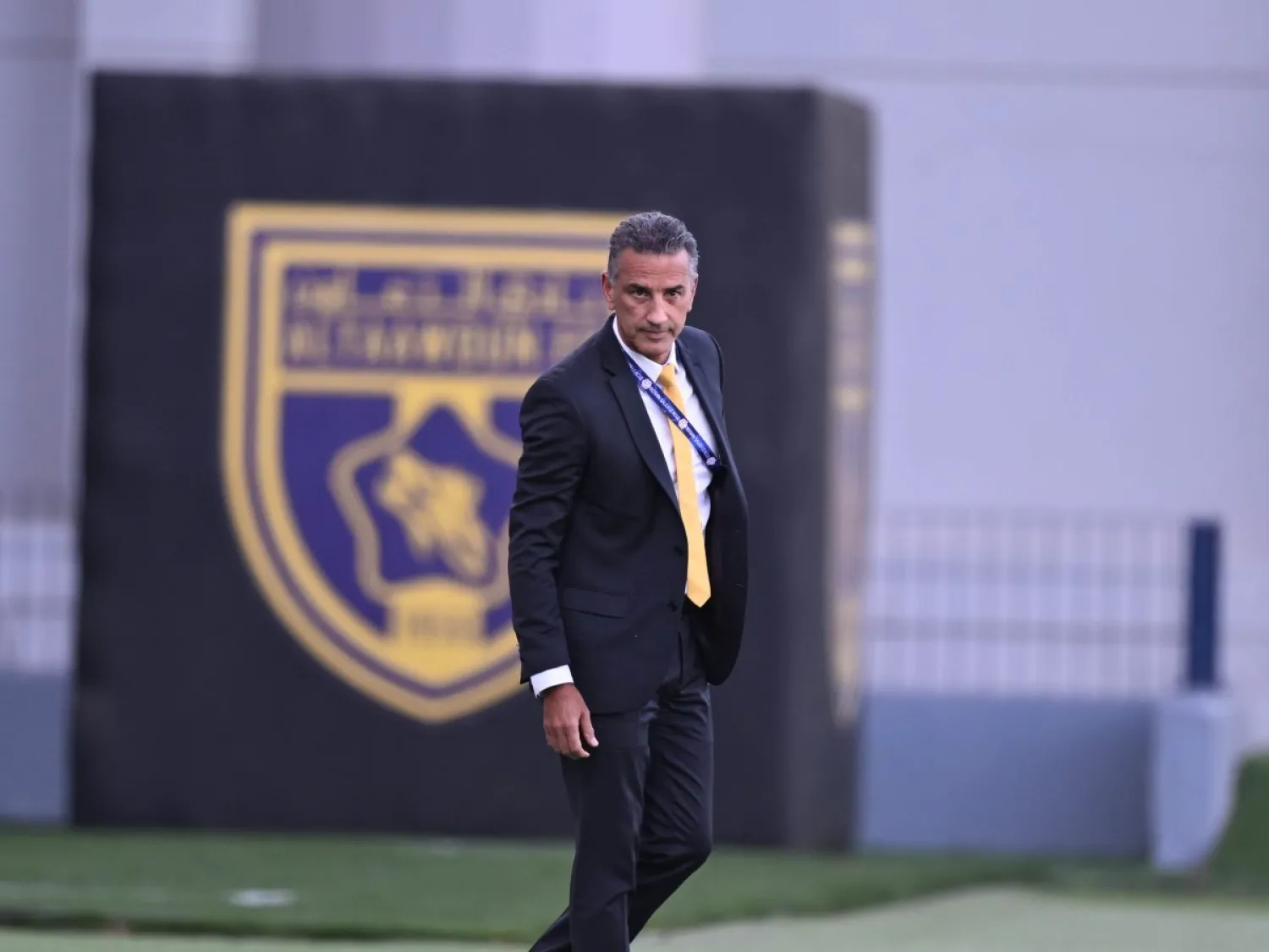 البرازيلي شاموسكا مدرب فريق التعاون (تصوير: بشير صالح) 