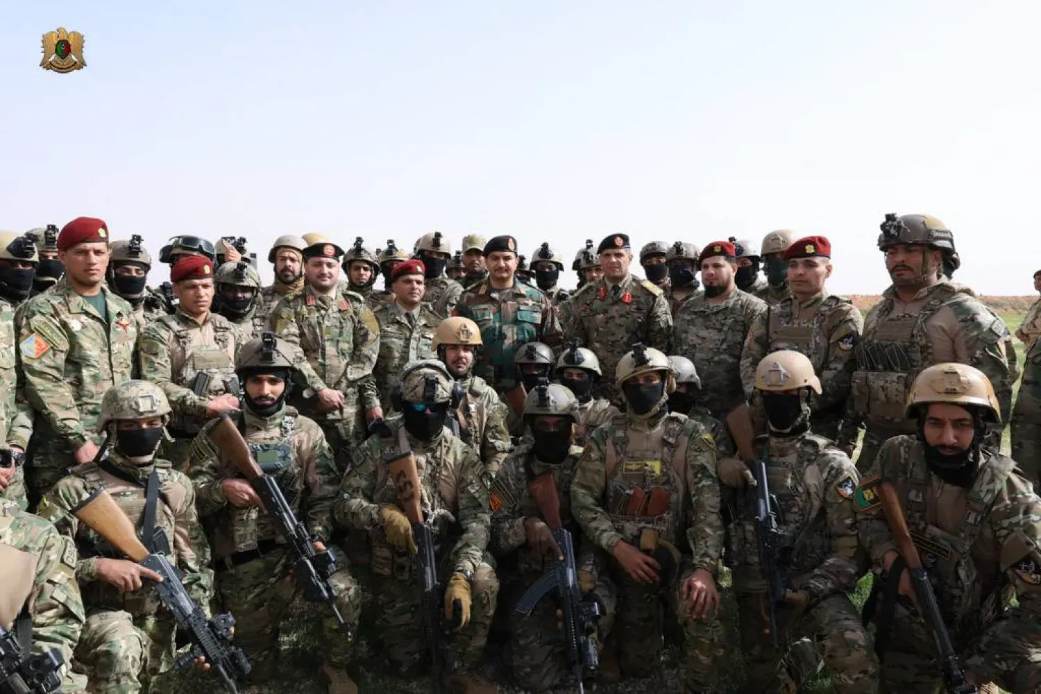 Saddam Hafter, 29 Ocak'ta "106. Tugay- Özel Kuvvetler" mensupları arasında (Genel Komutanlık)