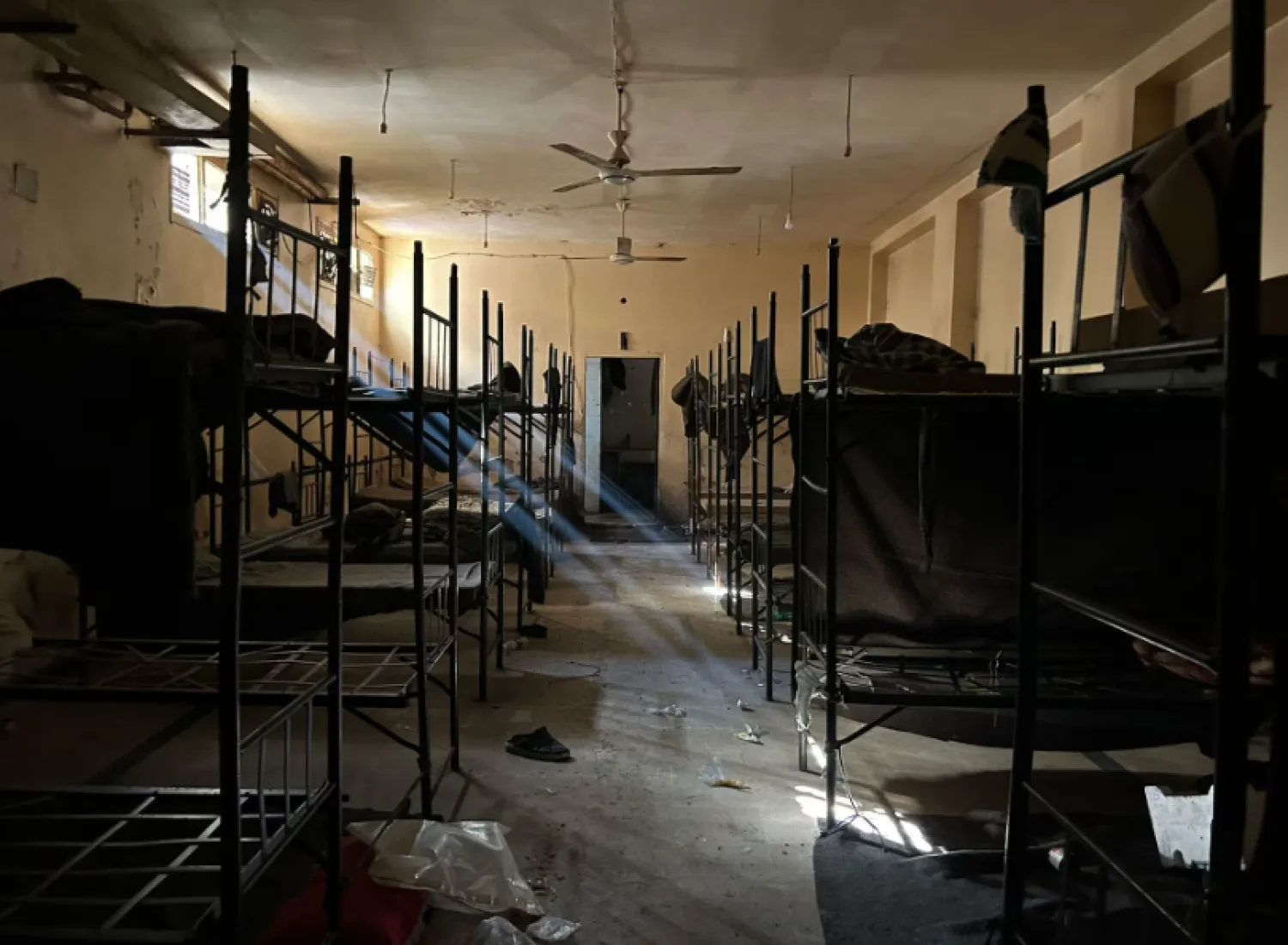 The main Homs prison was emptied when Assad fell in December 2024. But a year on, its wards are among those in Syria's prisons and lockups that are filling again with security detainees. REUTERS/John Davison
