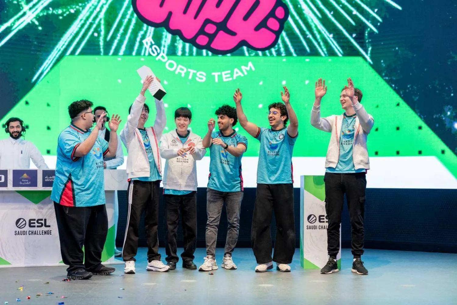 فريق «تويستد مايندز» بطلاً لنهائيات تحدي «إي إس إل» السعودي 2026 (الشرق الأوسط)