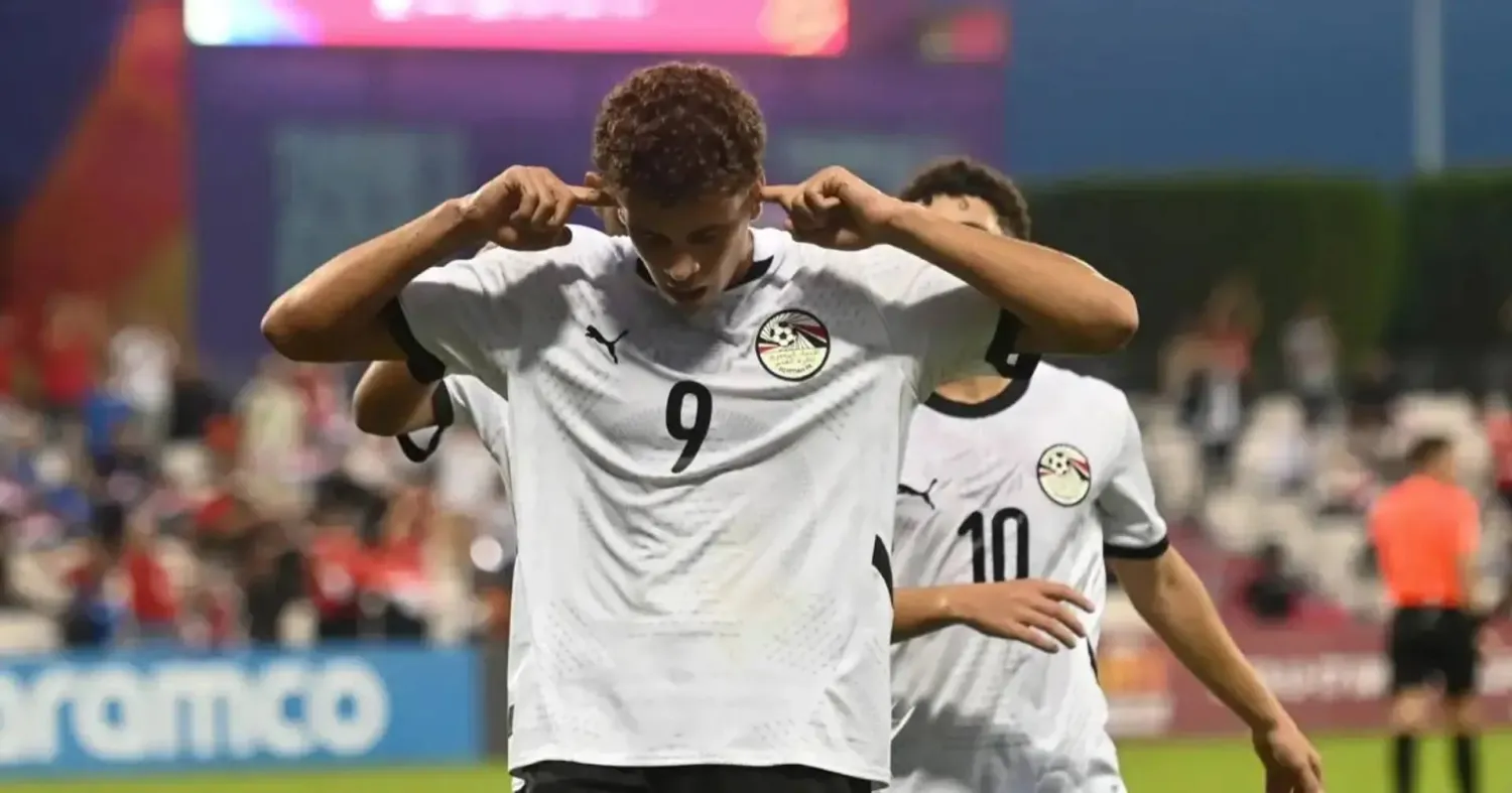 المهاجم المصري حمزة عبد الكريم (منتخب مصر)