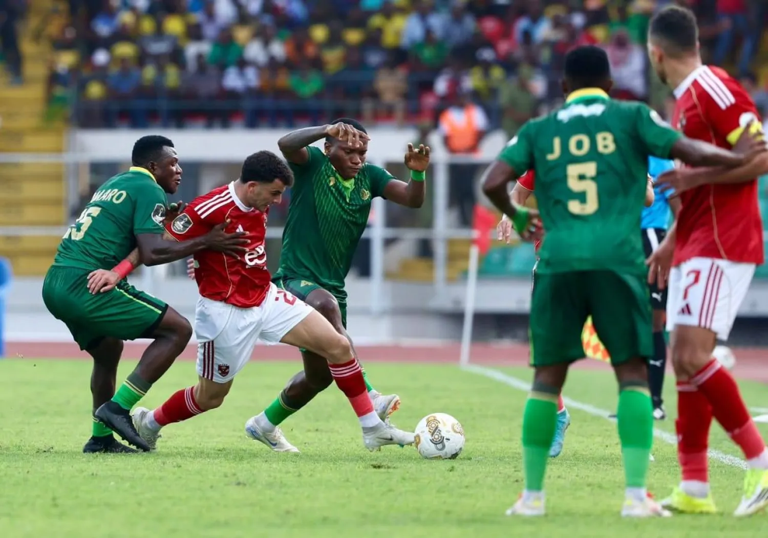 التعادل حسم مواجهة يانغ أفريكانز والأهلي (النادي الأهلي)