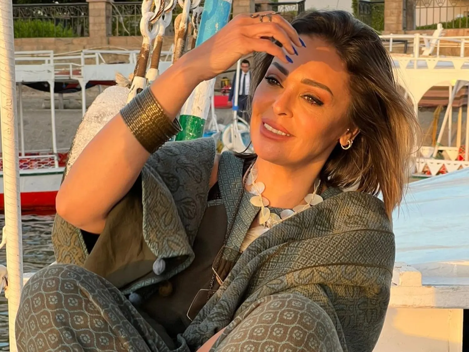 داليا البحيري تؤكد أن العملية أعادت النضارة لوجهها (الشرق الأوسط)