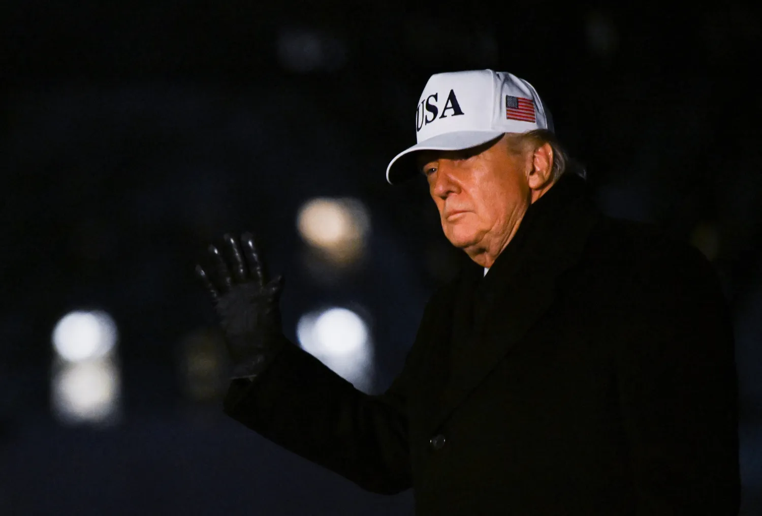 US President Donald Trump waves as he walks upon arrival on the South Lawn of the White House in Washington, US, January 27, 2026. (Reuters) 