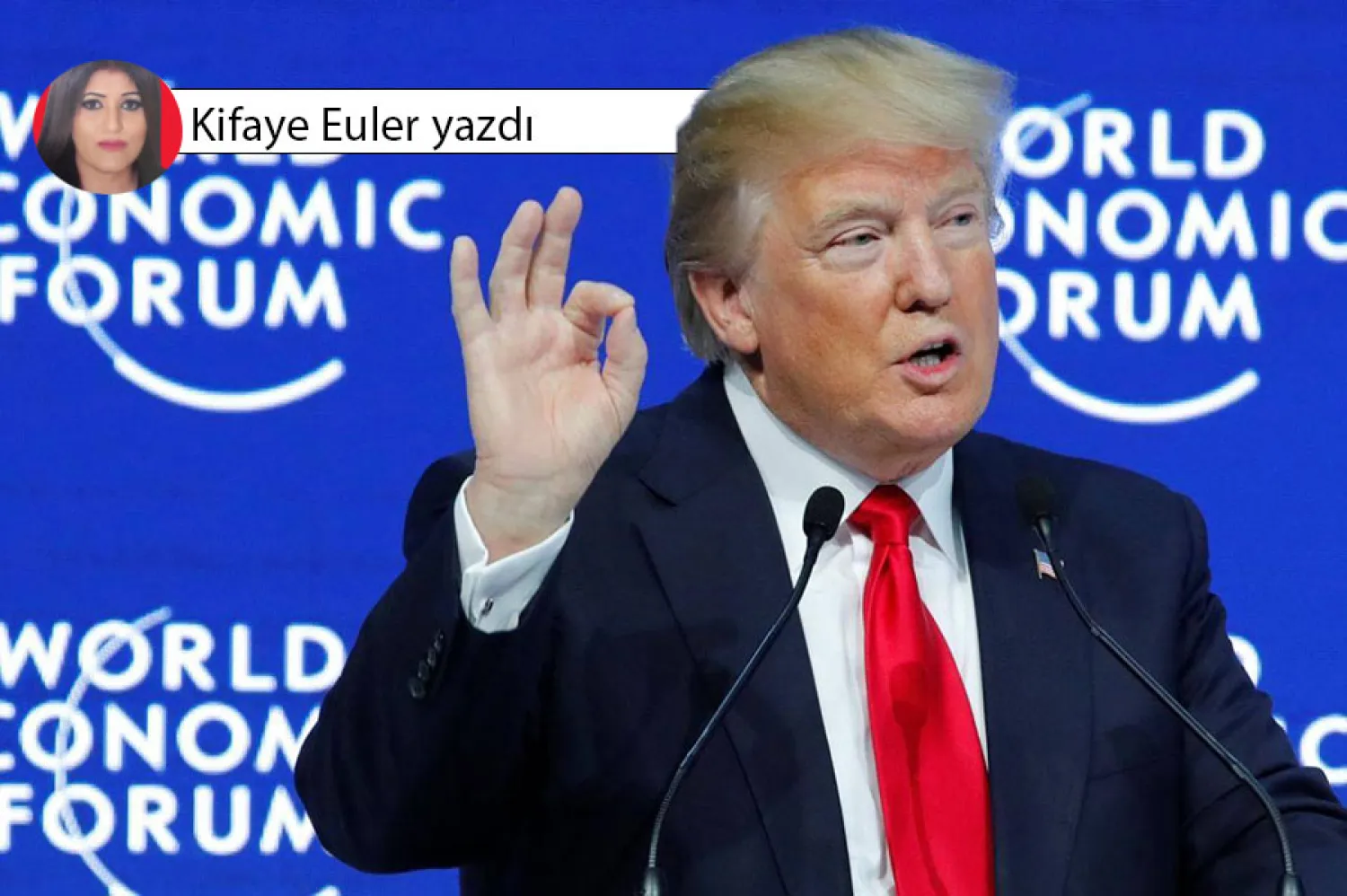 Trump, Dünya Ekonomi Forumu’na ev sahipliği yapan İsviçre'ye sert eleştirilerde bulunarak İsviçreli yetkilileri şaşırtmayı başardı (AFP)