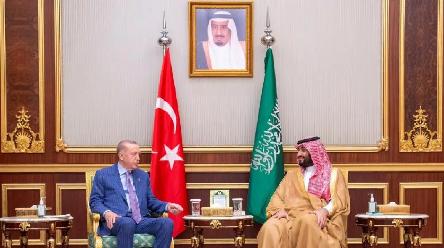 Cumhurbaşkanı Recep Tayyip Erdoğan, Suudi Arabistan Veliaht Prensi Muhammed bin Selman Cidde’deki bir görüşmede (Arşiv_SPA)