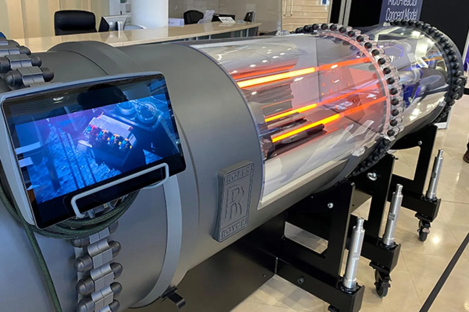 Uzay tabanlı mikro reaktörün, Ay'da ihtiyaç duyulan enerjiyi sağlaması amaçlanıyordu (Rolls-Royce)