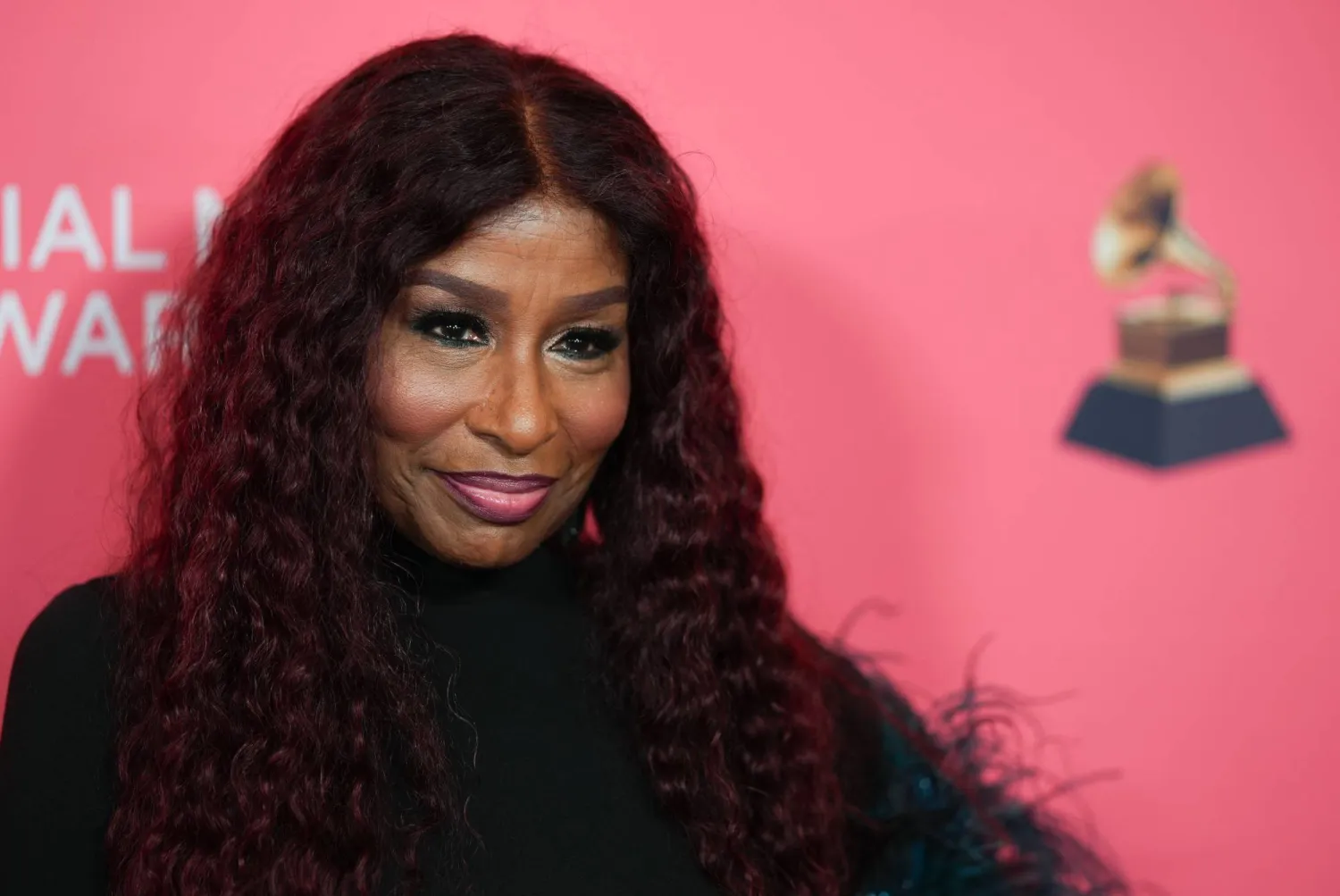  Chaka Khan arrives at the Recording Academy's Special Merit Awards on Saturday, Jan. 31, 2026, at the Wilshire Ebell Theatre in Los Angeles. (AP) 