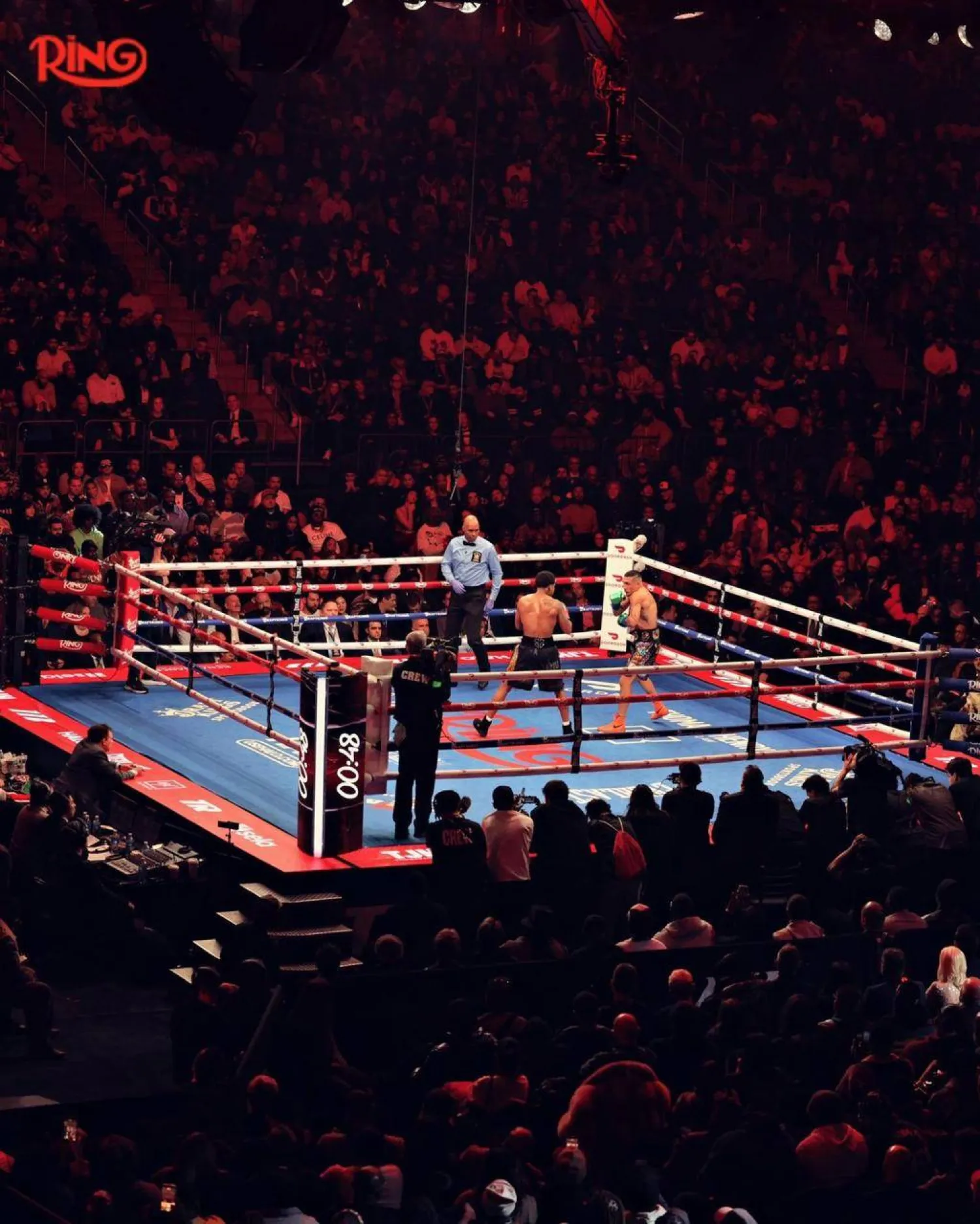 تجاوز عدد الحضور حاجز الـ21 ألف متفرج لمشاهدة نزال الملاكمة «رينغ سيكس» (الشرق الأوسط)