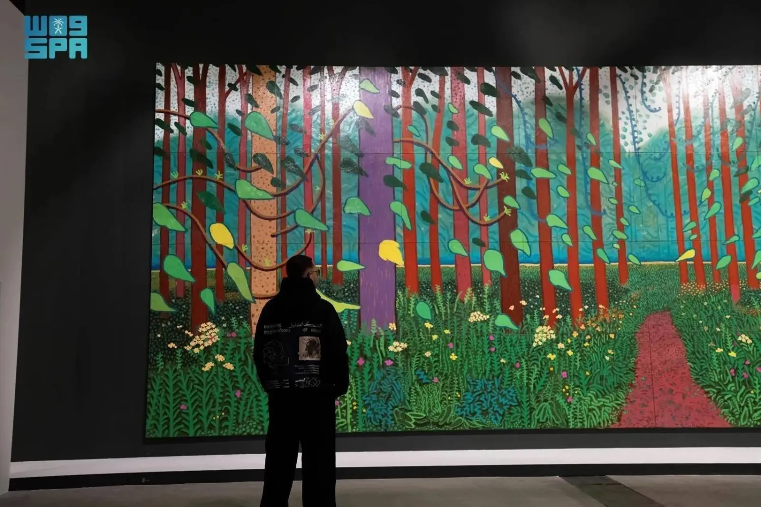 The Arduna exhibition features over 80 artworks from Saudi, regional, and international artists. (SPA)