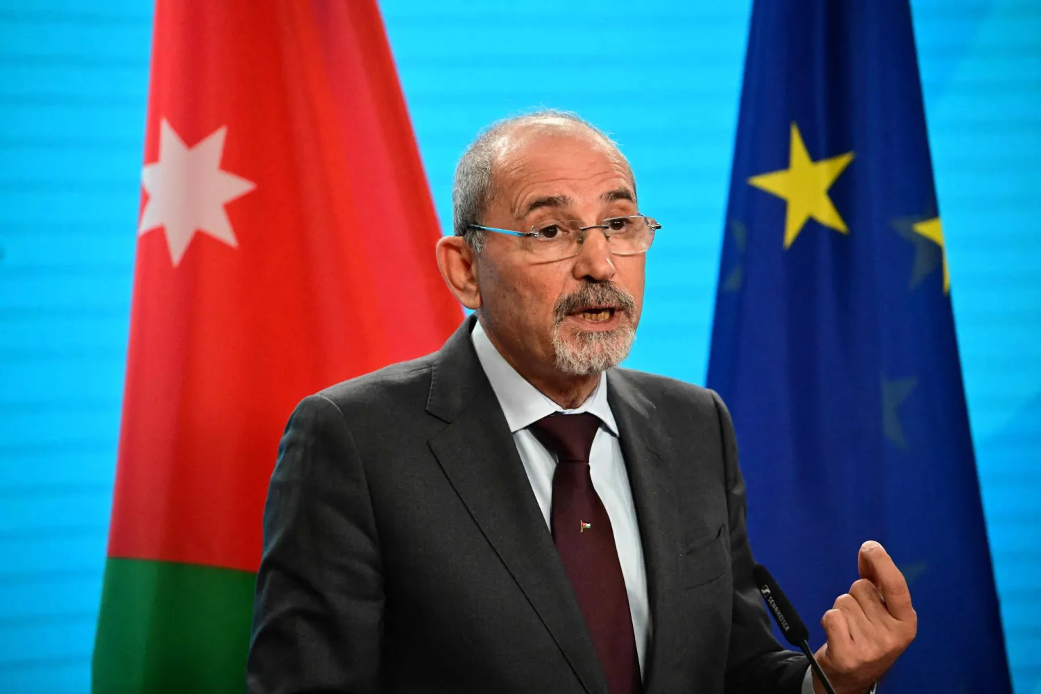 وزير الخارجية الأردني أيمن الصفدي (أ.ف.ب)