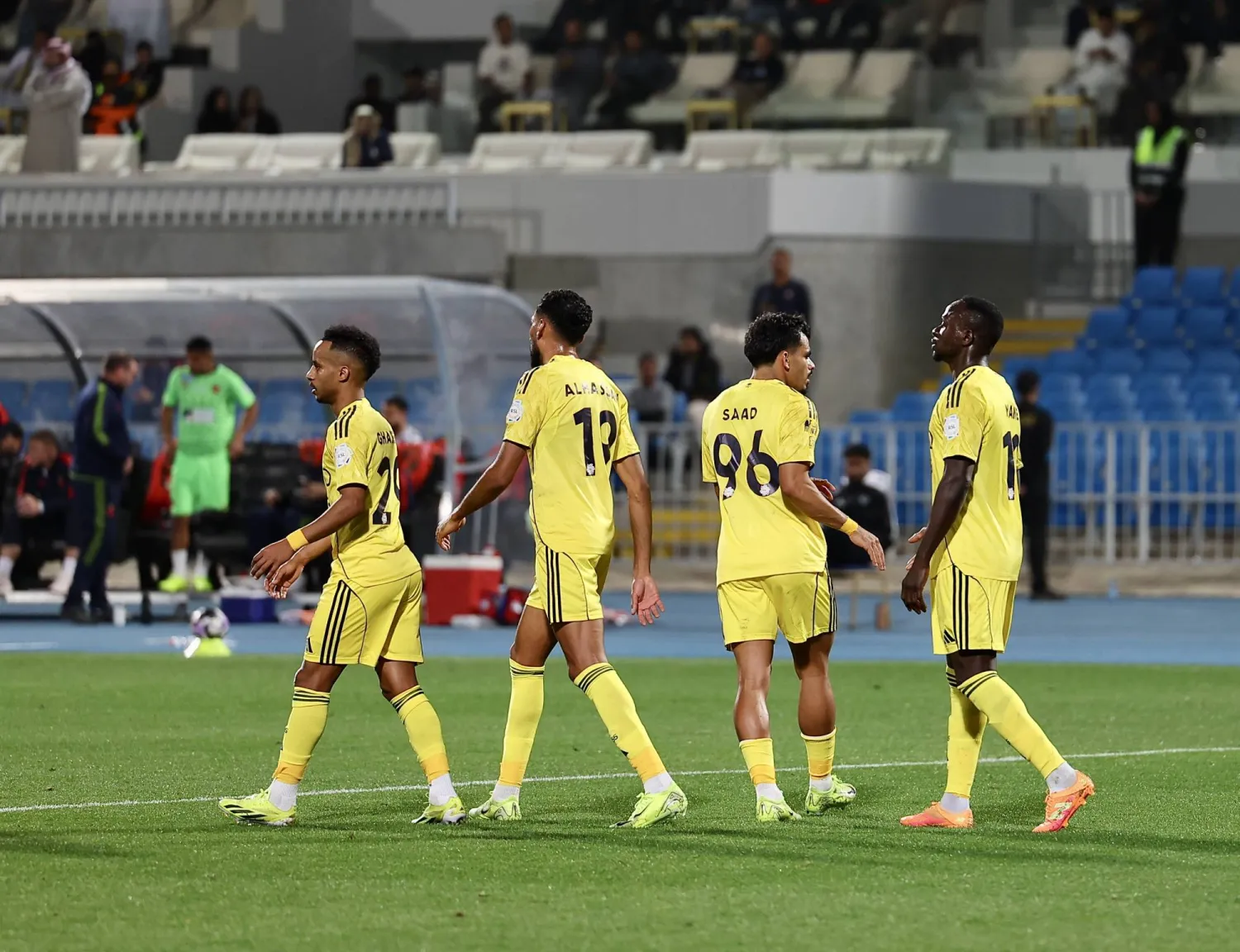 نجح النصر بتجاوز الرياض بهدف ساديو ماني (تصوير: عبد العزيز النومان) 