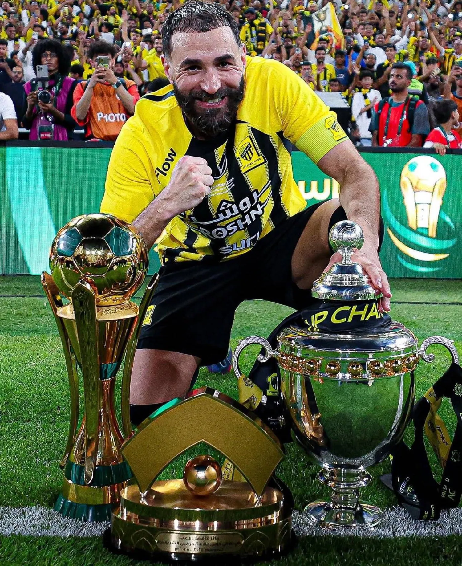 بنزيمة حقق جائزة أفضل لاعب في الدوري 2024 - 2025 (نادي الاتحاد)